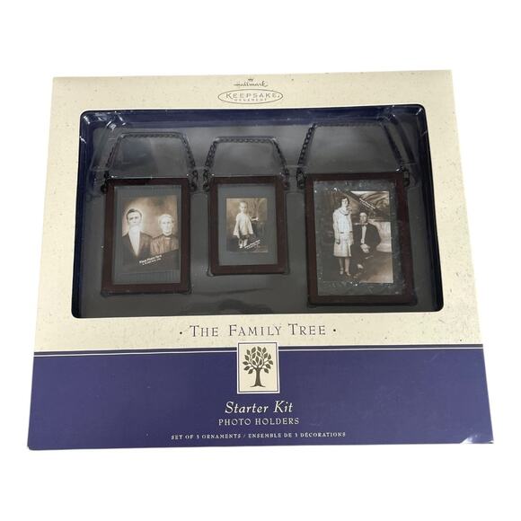 NWT Vintage Hallmark Keepsake The Family Tree Starter Kit Mini Photo Holders - Picture 1 of 6